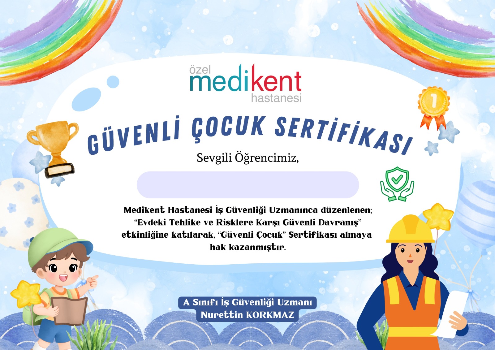 Dünya Çocuk Günü’nde Miniklere Güvenli Davranış Farkındalığı (2)